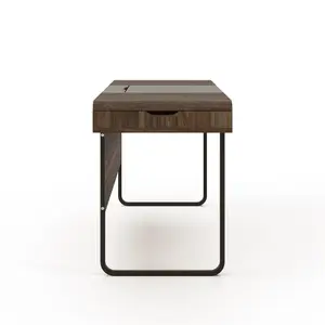 Dorset desk colombian in walnut / dark grey