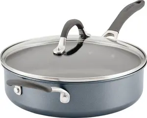 Circulon Scratch Defense Saute Pan With Lid 28cm - 4.7L Non Stick Induction Saute Pans With Extreme Non Stick, Dishwasher & Oven Safe Cookware,