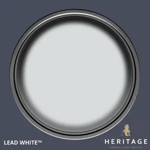 Dulux Trade Heritage Lead White Eggshell Wall paint, 750ml