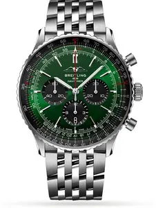 Breitling Navitimer B01 Chronograph 46 Stainless Steel Watch AB0137241L1A1 46mm - Breitling Watches