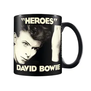 David Bowie Heroes Mug Black (One Size)