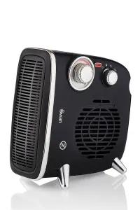 Swan Vertical 2000W Fan Heater Black