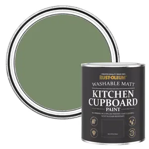 Rust-Oleum All Green Matt Kitchen Cupboard Paint 750ml