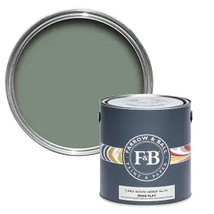 Farrow & Ball Dead Flat Mixed Colour 79 Card Room Green 750ml