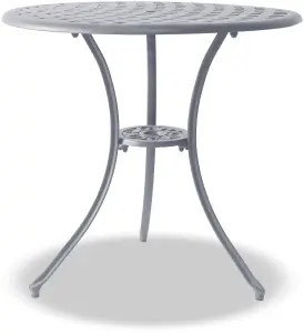 Centurion Supports OSHOWA Grey Garden and Patio Cast Aluminium Bistro Table