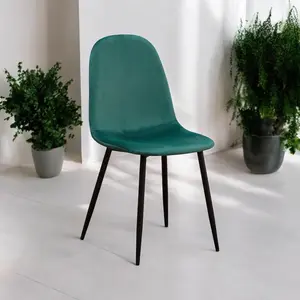 Fabela Upholstered Dining Chairs Green