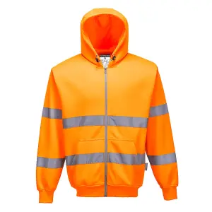 Portwest Hi-Vis Zip Front Hoodie