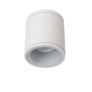 Lucide Aven Modern Surface Mounted Ceiling Spotlight Bathroom 9cm - 1xGU10 - IP65 - White