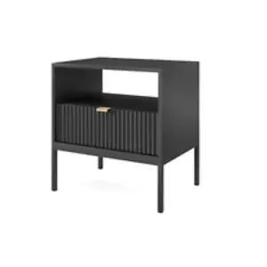 Nova Elegant Bedside Cabinet: Stylish Storage Solution for Modern Bedrooms