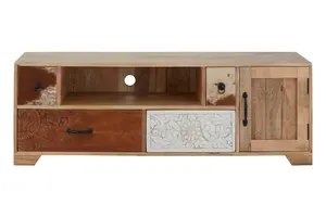 Interiors by Premier Marwar Mango Wood Media Unit