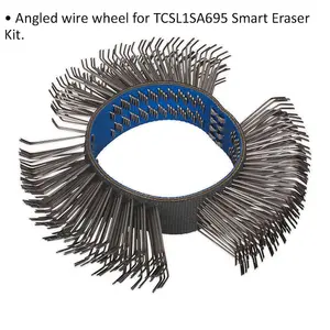 100mm Angled Wire Wheel for Smart Air Eraser Tool Kit