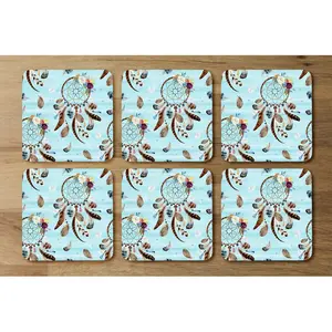 Square 6 Piece Coaster Set (Set of 6)