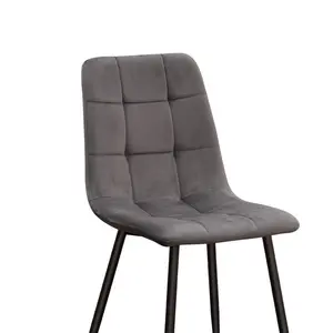 Eyre Upholstered Dining Chair Grey