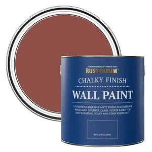 Rust-Oleum Fire Brick Chalky Wall & Ceiling Paint 2.5L