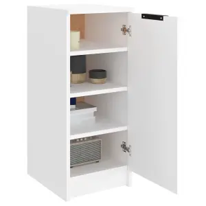 Berkfield Shoe Cabinet White 30x35x70 cm Engineered Wood