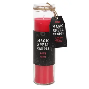 Rose 'Love' Spell Tube Candle Set