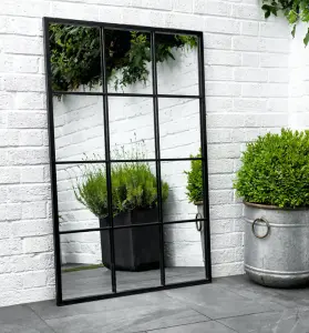 Garden Trading Fulbrook Mirror Rectangular Indoor Outdoor Window Pane 120 x 80cm