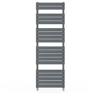 Rinse Flat Panel Anthracite Bathroom Heated Towel Rail Ladder Radiator Warmer 1800x600mm