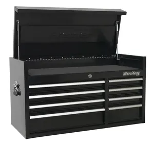 Sealey Topchest 8 Drawer 1040mm Heavy-Duty Black PTB104008