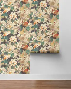 Chambon Floral Watercolor Unpasted Wallpaper