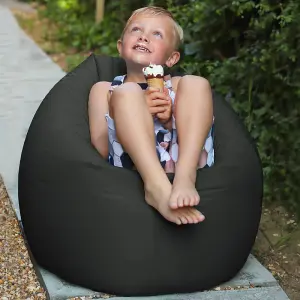 rucomfy Outdoor Water Resistant Kids Classic Beanbag - Grey