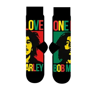 Bob Marley One Love Mug and Sock Set Multicoloured (One Size)