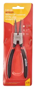 Amtech 150mm (6") Circlip plier - external straight -W6000