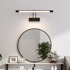 Modern Black LED 1-Light Bathroom Vanity Sconce