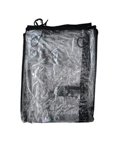 Clear Waterproof Cover Only for Folding Festival Camping Storage Trolley