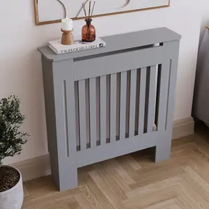 Vida Designs Chelsea Small Grey Radiator Cover