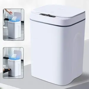 Plastic Motion Sensor Rubbish Bin - 16L