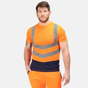 Regatta Mens Pro Hi-Vis Short-Sleeved T-Shirt