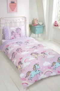 Unicorns Duvet Set With Pillowcase