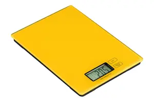 Maison by Premier Zing Yellow Glass Kitchen Scale