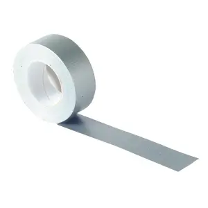 Faithfull Silver Gaffa Tape 50m Roll 50mm Width Heavy Duty Tape FAITAPEGAFS