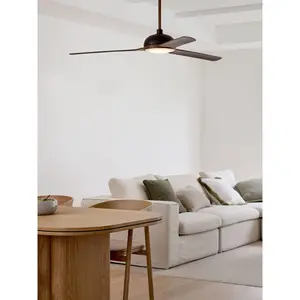 Auriel 142cm Ceiling Fan with Light Kit Black