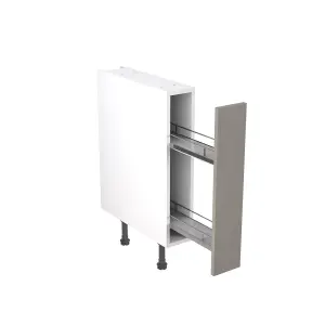 Kitchen Kit Base Unit with Pull Out Storage 150mm w/ Shaker Cabinet Door - Ultra Matt Dust Grey