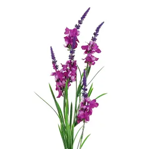 80cm Dark Pink Larkspur Artifical Stem