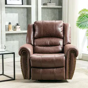 Faux Leather Power Lift Recliner Chair with Massage, Heat and USB Ports