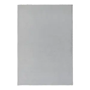 Origins Washable Faux Fur Grey Rug 120CM x 170CM