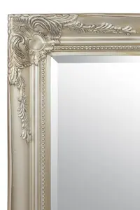 MirrorOutlet Buxton Silver Large Leaner Mirror 140 x 109cm