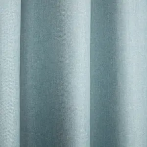 Forsman Pencil Pleat Blackout Curtains Blue / 229 W x 183 D cm