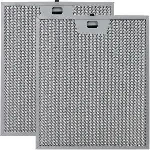 SPARES2GO Metal Mesh Grease Filters compatible with AEG Electrolux Zanussi Cooker Hood Extractor Vent (Pack of 2, 250mm x 300mm)