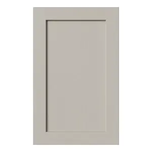 Tydeman Matt pebble Shaker Base/wall Cabinet door (W)450mm (H)720mm (T)20mm