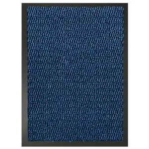 Caro Barrier Door Mat Blue / 50cm W x 80cm L