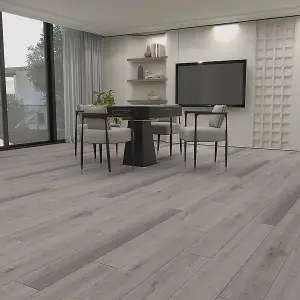 Royal Click Pro - Weathered Grey Oak LVT Luxury Vinyl Flooring 2.19m²/pack