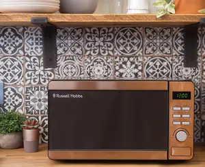 Russell Hobbs RHMD804CP 17 Litre Copper Effect Digital Microwave