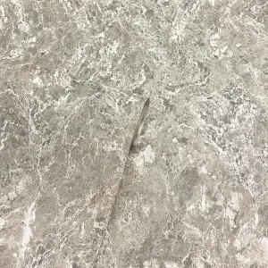 Marble Patina Charcoal Natural Wallpaper