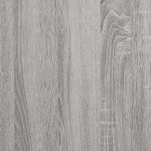 Wardrobe Grey Sonoma 100x50x200 cm Engineered Wood