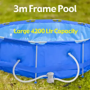 Medium Round Pool & Pump 3m - Wild 'n Wet - Framed Pool